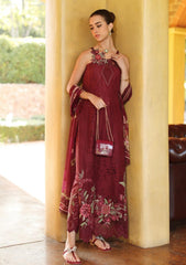 Lawn - Noor by Saadia Asad - Eid Schiffli Laserkari 26 - D#10A - Roselle