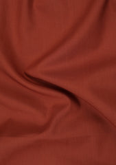 Elite Men Egyptian Pure Cotton Fabric - Rust