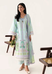 Lawn - Roheenaz - Rosette Unstitched 26 - RUNSS25#63B - COOL MIRAGE