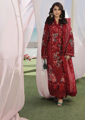 Lawn Collection - Maryam Hussain - Luxury Lawn 24 - ML#06 - CRIMSON