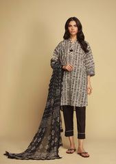 Lawn Collection - Sahar - Monochrome - SBW-23-01
