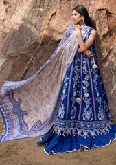 Lawn - Sadaf Fawad Khan - Siraa - Luxury 26 - Neel