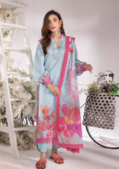 Lawn Collection - Rang Rasiya - Breeze - D#07 Aqua Marine