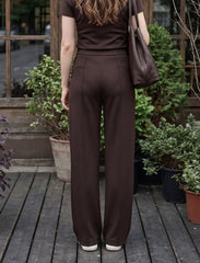 Pret - Moven - Cotton Blended Jersey Trouser - Brown