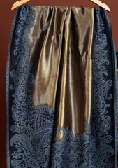 Pashmina Zari Jamawar Shawl D - 47 - N Blue