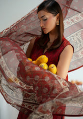 Lawn - Saira Rizwan - Joolie Prints 25 - JPU#07 - MIDNIGHT MUSE