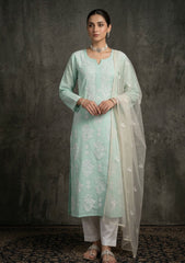 Formals - Riwaj - Fancy 26 - Thread Work - 2 Pcs - D#04 - LS Green