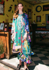 Lawn - Mushq - Hemline - La Dolce - Prints Vol-2 - HUN25#7A - WATER DANCERS