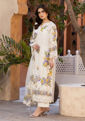 Pret - Afiay - Signature Luxury Lawn - Ivory Bloom
