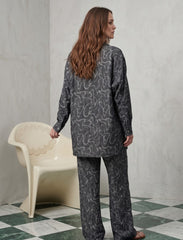 Pret - Moven - Abstract Co-Ord Set - Charcoal