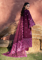 Lawn - Zarizaa - Aura Of Flora - Luxury 26 - BERRY
