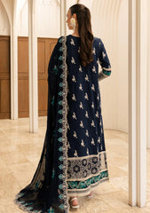 Lawn - Marjjan - Ruhi - Unstitched 25 - MLL-04 A (NAVY BLUE)