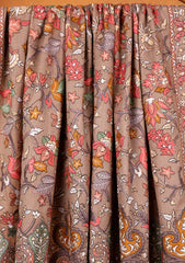 Pashmina Embroidered Jaaldar Shawl D#05 - Skin 1