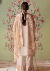 Lawn - Cross Stitch - Unstitched Premium 25 - CORAL CARNATION