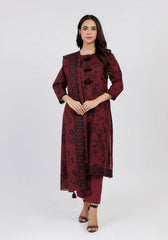 Winter Collection - Al Karam - Unstitched 24 - FW-27.1-24-MAROON