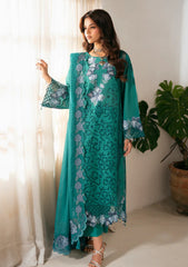 Lawn - Naqsh - Chikankari Festive 26 - D#00197 - Teal Vibes
