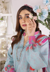 Lawn Collection - Rang Rasiya - Breeze - D#07 Aqua Marine
