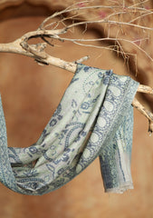 Pashmina Jamawar Scarf D#59 - Grey
