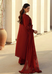 Lawn - Marwat Textiles - Gulmina - Unstitched 25 - D#10 - Scarlet