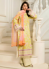 Lawn - Raha - Chikankari Prints 26 - Vol I - D#01