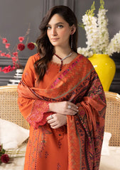 Winter Collection - Rang Rasiya - Carnation Khaddar Shawl - Anya - D#06