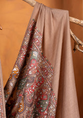 Pashmina Embroidered Jaaldar Shawl D#05 - Skin 1