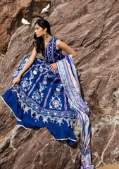 Lawn - Sadaf Fawad Khan - Siraa - Luxury 26 - Neel