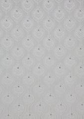 Elite Men China Boski Unstitched Waistcoat Fabric - D#19 - Off White