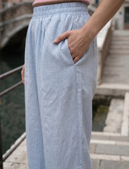 Pret - Moven - Cotton Linen Trouser - Sky