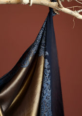 Pashmina Zari Jamawar Shawl D - 47 - N Blue