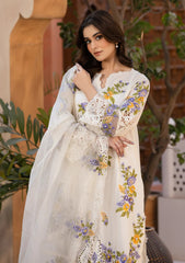 Pret - Afiay - Signature Luxury Lawn - Ivory Bloom