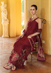 Lawn - Noor by Saadia Asad - Eid Schiffli Laserkari 26 - D#10A - Roselle