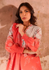 Lawn - Sahar - Selene - CL-V2-S25-03 - Scarlet Coral