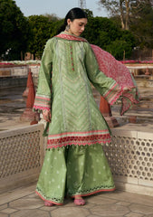 Lawn - Kahf Premium - Aangan Chiffon Prints 26 - KPS#06B - GUL-BAHAR