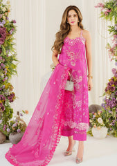 Lawn Collection - Asifa & Nabeel - Pretty In Pink - AP24#02 - Carnation