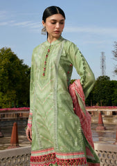 Lawn - Kahf Premium - Aangan Chiffon Prints 26 - KPS#06B - GUL-BAHAR