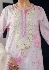 Lawn - Afrozeh - Daybreak - Printed Kari 26 - FWU#0012 - SKYDUST