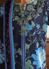 Lawn - Roheenaz - Eclat Garden - Printed 26 - RUNSS#504 - Orchid meadow