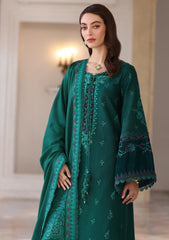 Winter - Noor by Saadia Asad - Pashmina Shawl 25 - NSP#02 - Emerald Reverie