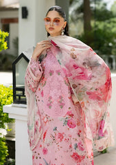 Lawn - Elaf Premium - Signature Embroidered 26 - Vol II - ESG#04B - MIRA