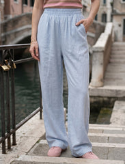 Pret - Moven - Cotton Linen Trouser - Sky