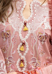 Lawn - Mushq - Hemline - Secret Garden 26 - HUNSS#16A - Peach Blossom