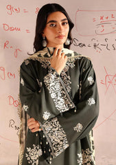 Winter - Cross Stitch - Linen Unstitched 25 - LIN#103 - VINTAGE GRAY