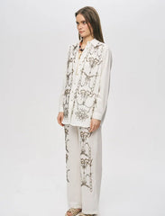 Pret - Moven - Oversize Stone Embellished Shirt - Off White