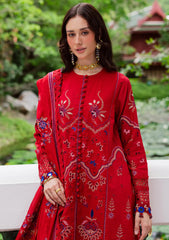 Winter - Marjjan - Bella 25 - Embroidered Karandi - MWK#40 A - RED