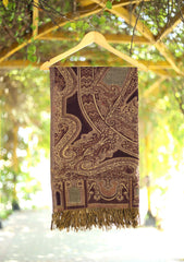 Water Wool Jamawar Shawl D - 01 - Multi