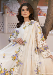 Pret - Afiay - Signature Luxury Lawn - Ivory Bloom
