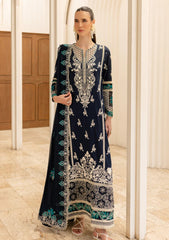 Lawn - Marjjan - Ruhi - Unstitched 25 - MLL-04 A (NAVY BLUE)