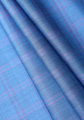 Dormeuil Amadeus 365 Wool Fabric - B Blue