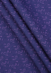 Elite Men Italy Albiate Cotton Fabric - L Purple